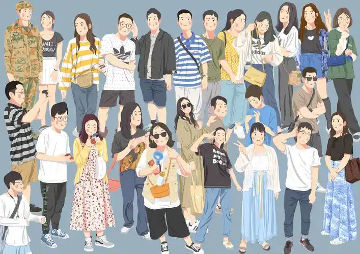 《我的傻吊朋友》系列插画