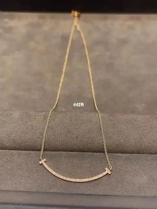 08 蒂芙尼满钻小笑脸2640美金#项链#蒂芙尼