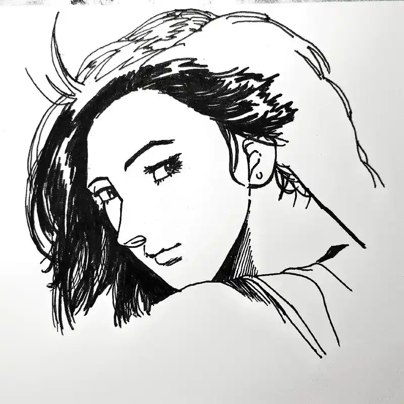 八零后老动漫##乱涂乱画系列 #手绘 #黑白漫画 #想画就画 - 抖音