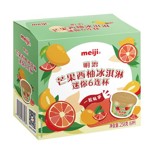 meiji 明治 白桃乌龙雪糕 414g 13.92元(需买5件,需用券) - 逛丢