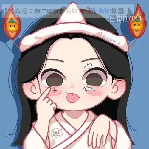 万圣节僵尸小鬼招财进宝情侣头像可爱头像图片