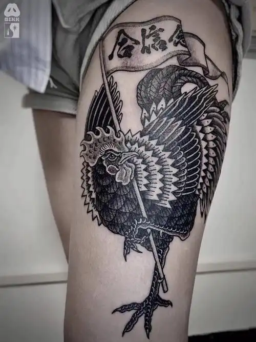 容普【合信念】系列93公鸡9395大腿95耗时6hrs#广州纹身