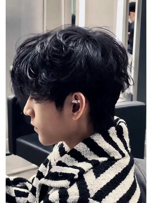 男生法式气垫烫