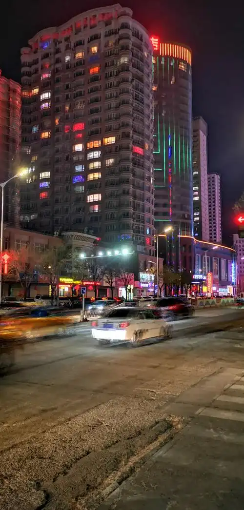 银州古城一一铁岭夜景,摄影:茂林,2021年2月15日