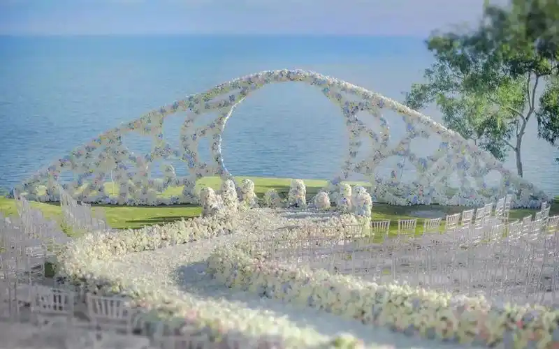 婚礼场景的布置