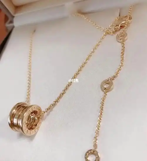 宝格丽18k玫瑰金项链秋季必备