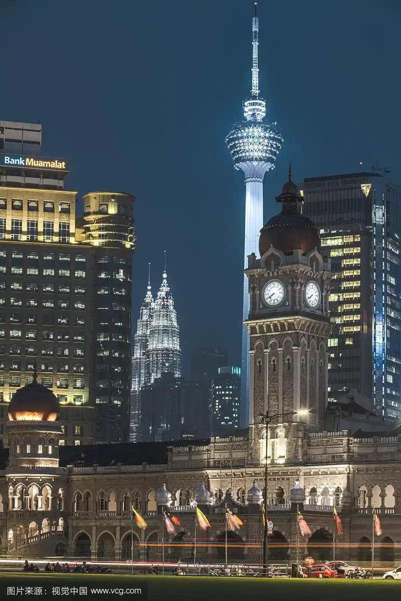 马来西亚首都吉隆坡地标:独立广场,吉隆坡塔,双子塔