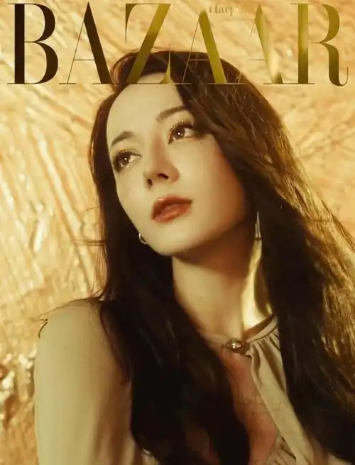 迪丽热巴 x 时尚芭莎 9月刊封面大片 三登芭莎封面解锁金九刊