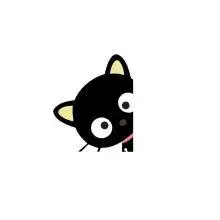 卡通车贴装饰车身个性创意划痕遮挡趣味防水汽车贴纸 黑猫侧面偷看 10