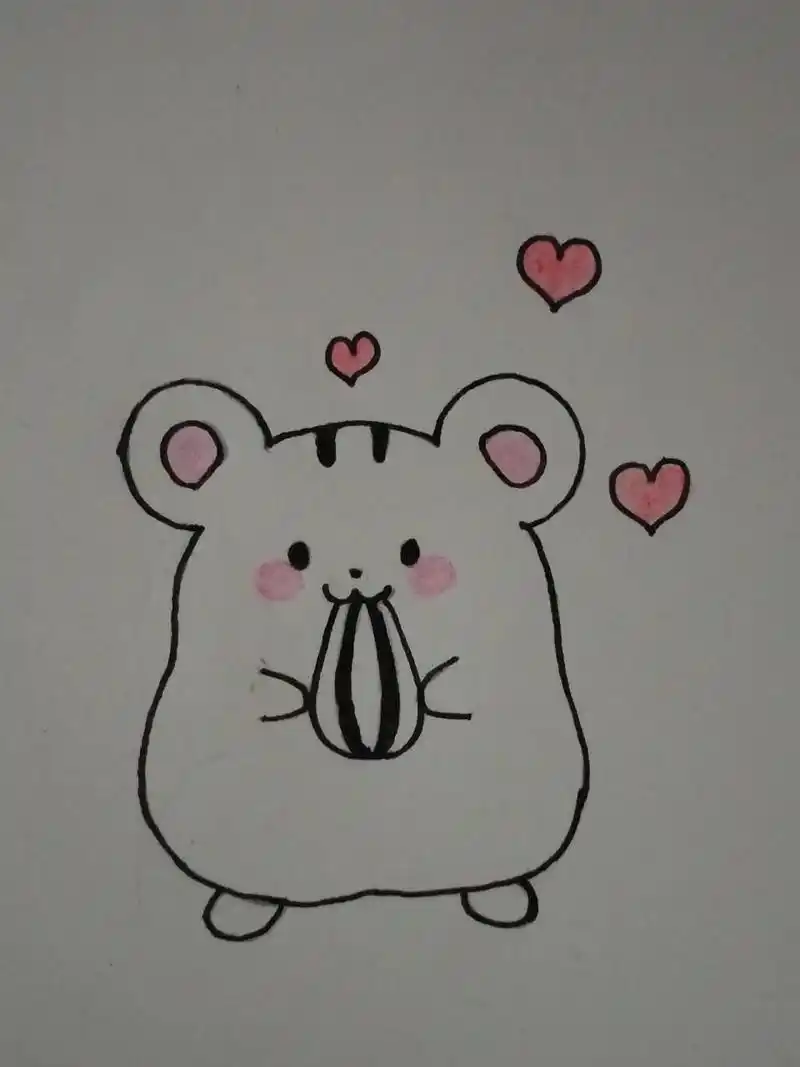 可爱仓鼠简笔画教程 可爱仓鼠简笔画教程