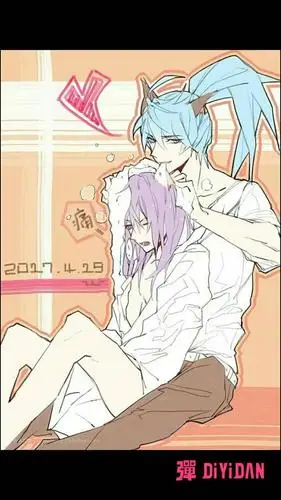 王者荣耀同人韩信x李白已经很晚了我们回房间吧