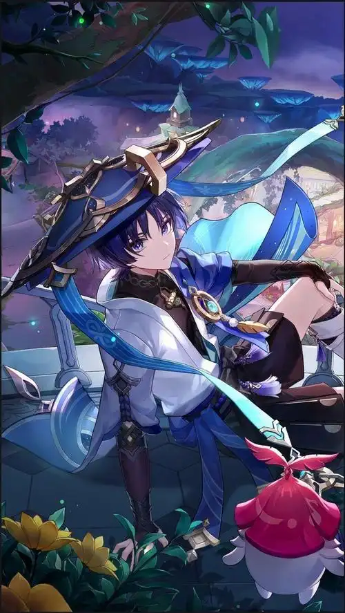 原神流浪者散兵图片壁纸