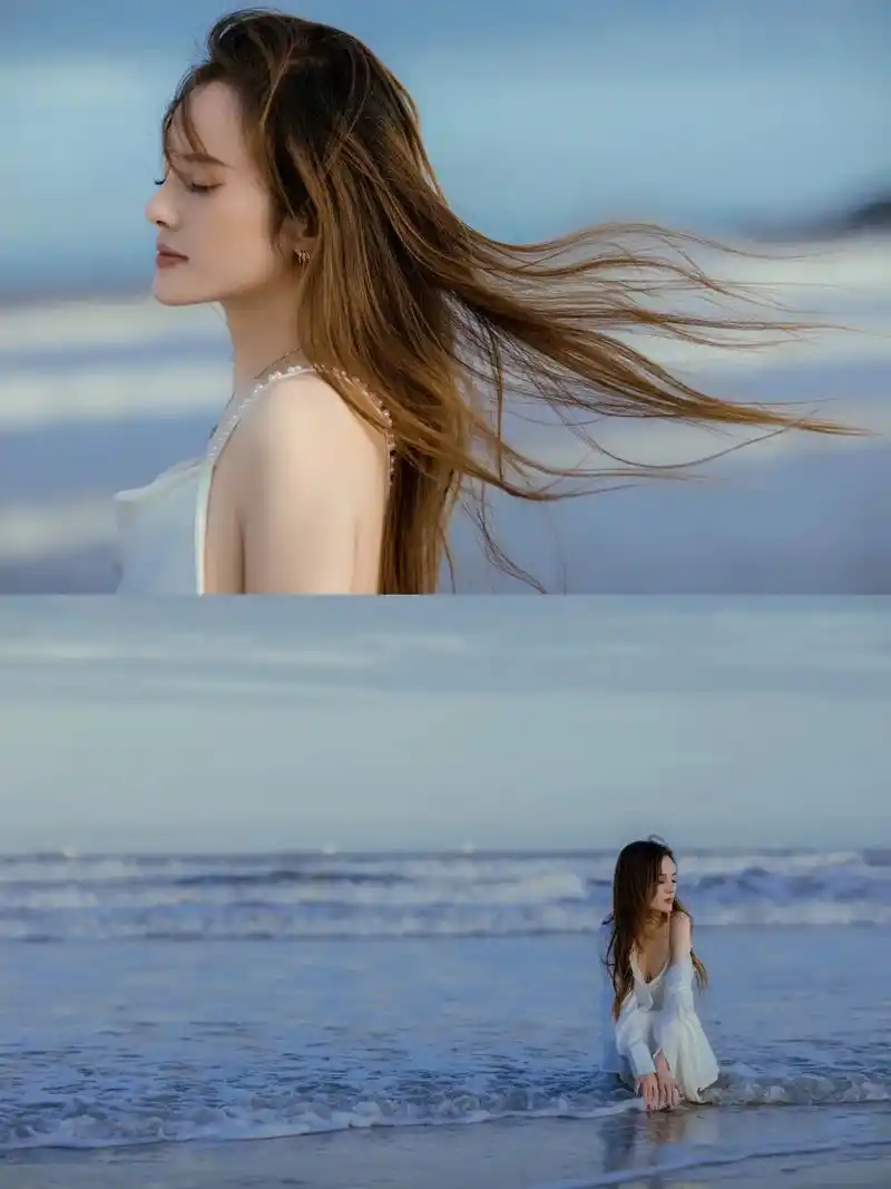 女孩子一定要去海边拍一套写真