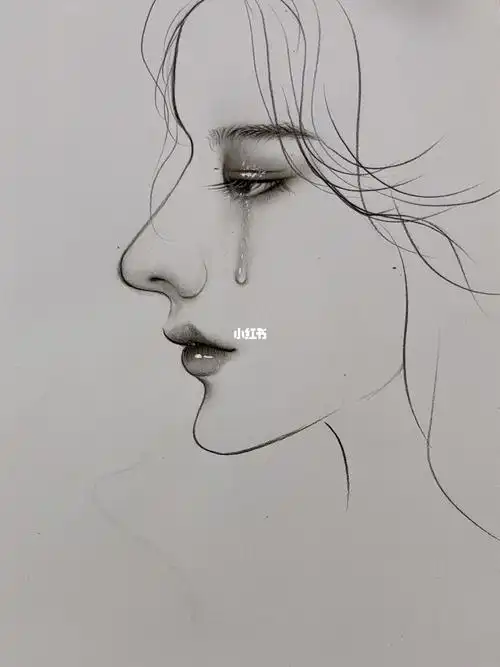 咱们一起来画流行款侧脸