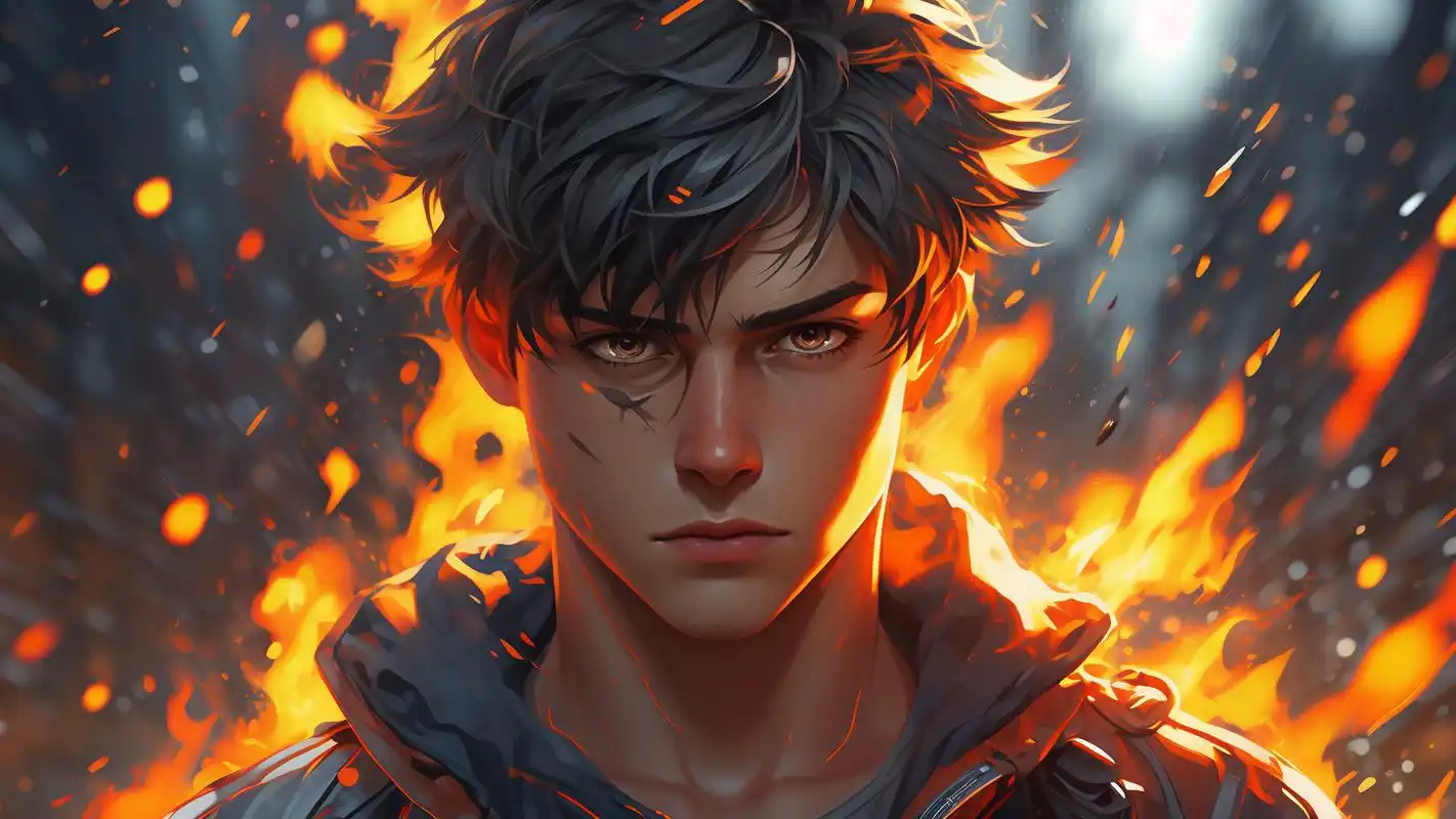 动漫壁纸96帅气男生必备90