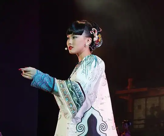 黄龄的相册弘一法师我的古装扮相