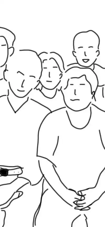 一群人的简笔画