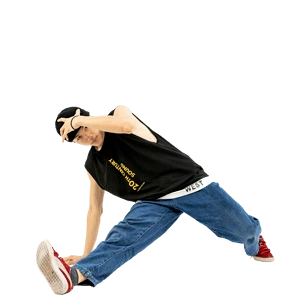 breaking街舞青年免抠元素