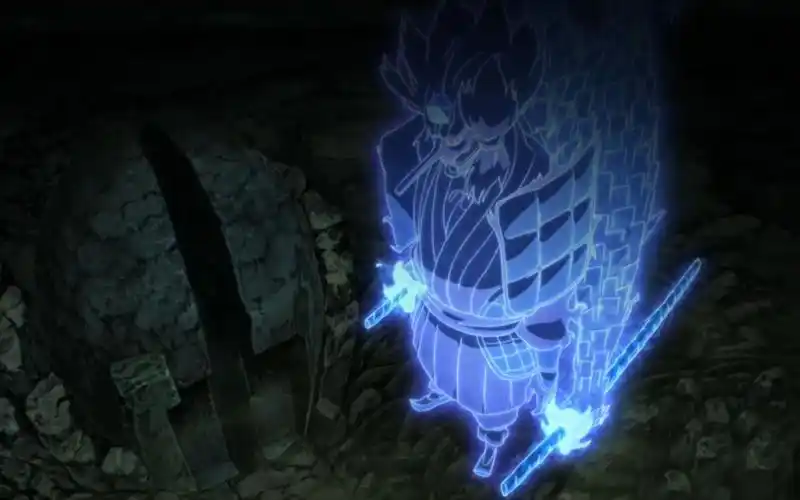 火影宇智波斑三次超帅的完全体须佐超然高达变身