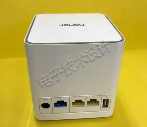 ws831路由器正面有一个hi按键;背面有五个接口,分别是电源接口,wan口