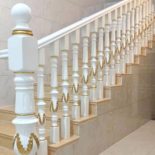 扶手定制实木楼梯室内栏杆立柱木质飘窗阳台楼梯扶手