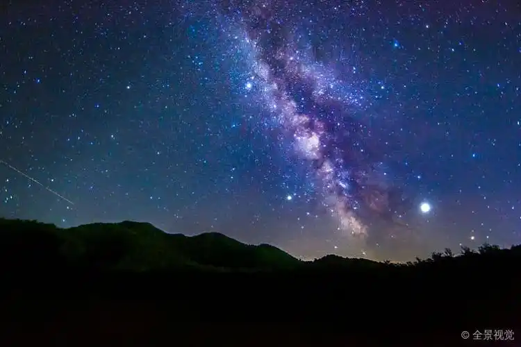 银河山脉星空夜空天文_高清图片_全景视觉