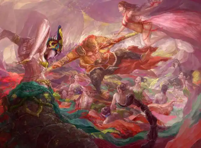 100p暗黑西游记插画震撼眼球
