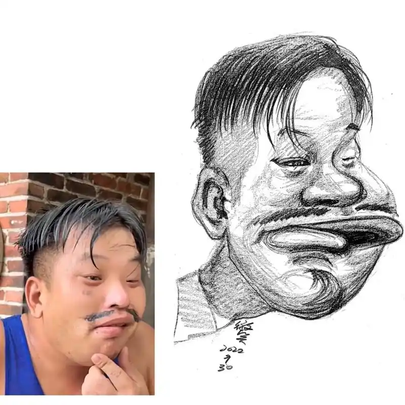 原创漫画#肖像之十八#佛缘#一眼看人世 - 抖音