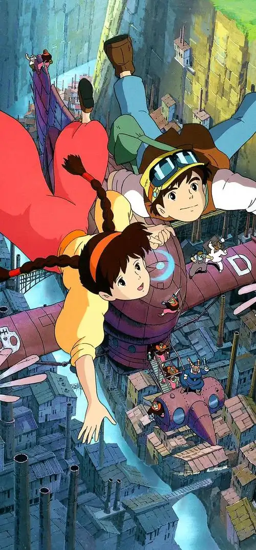 宫崎骏动画电影《天空之城》插画欣赏