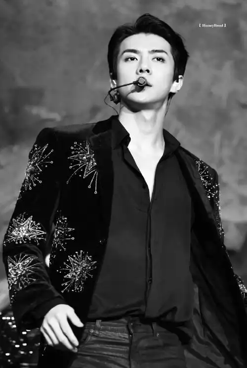 穿西装的时候气场好正  人群中一眼就可以看到的帅    #吴世勋##exo