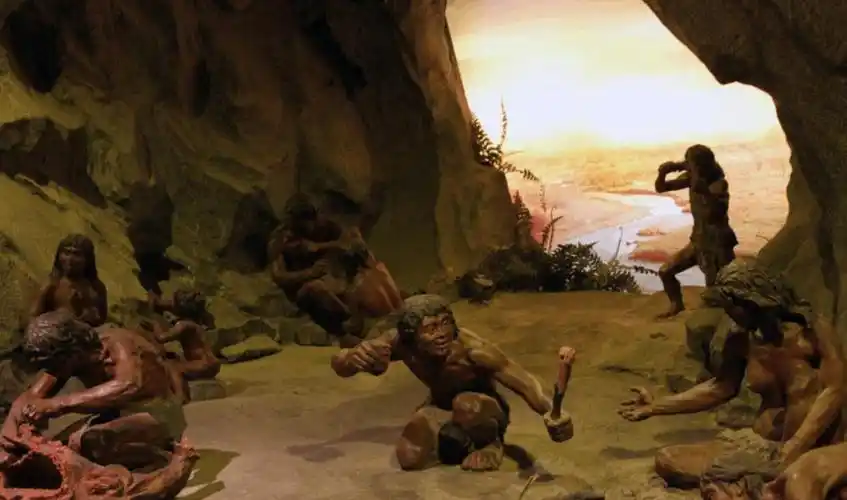 就到了原始人时代,这个时代的人们刚刚开始学会过集体生活,但这个集体