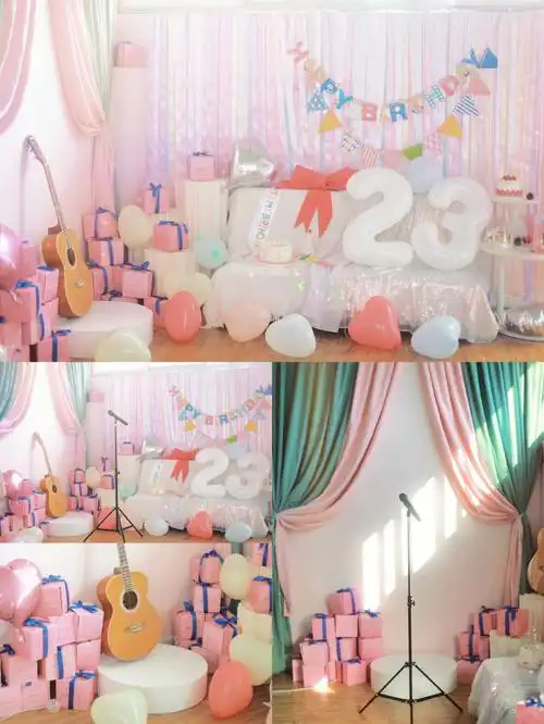 换了个新的生日景这次加了一个小舞台～拍歌姬或者偶像一定非常好看!