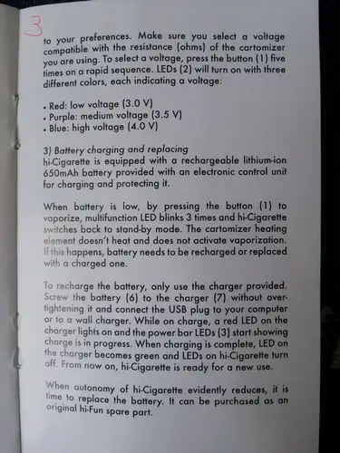 英文说明书,求翻译,电子烟的,在线等