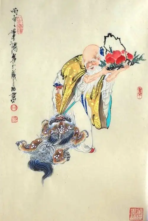 貔貅形神兼备画家钱昆