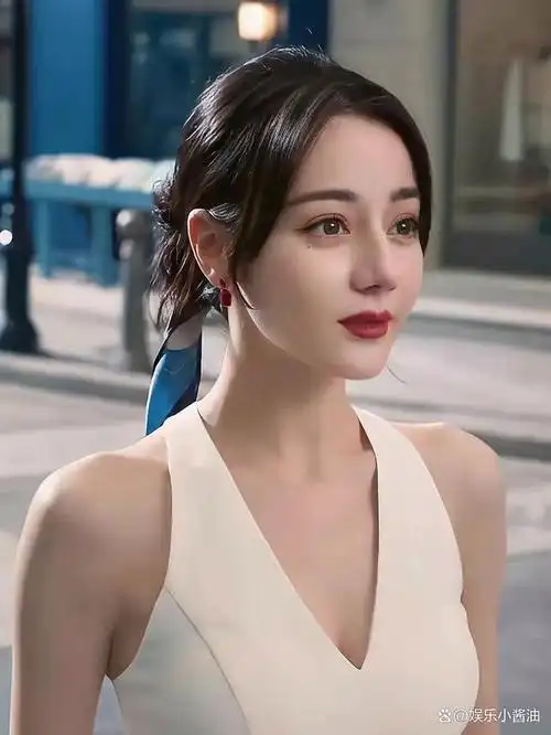 迪丽热巴虽然五官立体,大眼睛高鼻梁巴掌脸蛋却一点没有蛇精脸的感觉