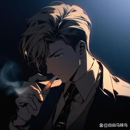 动漫头像『西装暴徒』帅到炸裂,质感拉满 带来新一期的旧漫男生头像