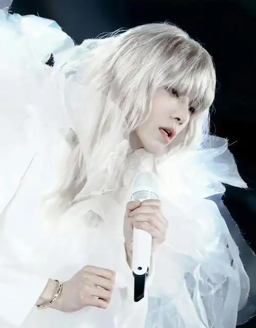 华晨宇香港演唱会造型出圈,戴金发穿梦幻大礼服,美到雌雄莫辨