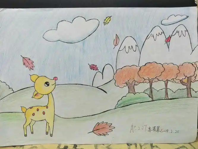 郯城银河中学春季绘画展览七年级优秀学生作品