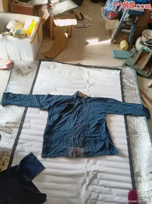 怀旧民国老补丁扣疙瘩上衣