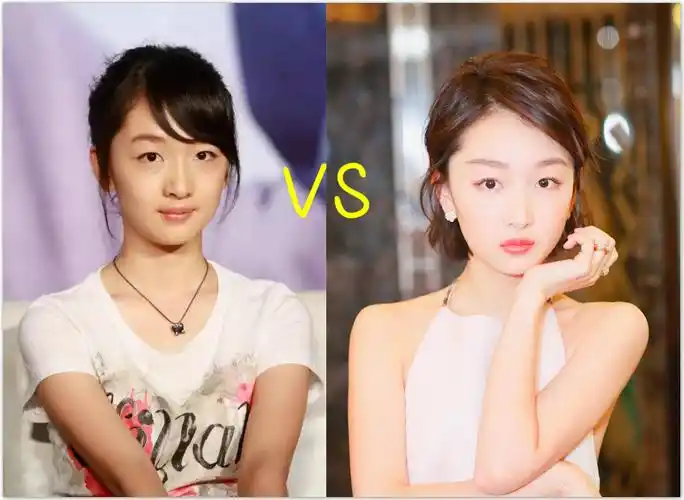 所以对比刚出道时的斜刘海和还画不对的眼妆,周冬雨真的要好好给现在