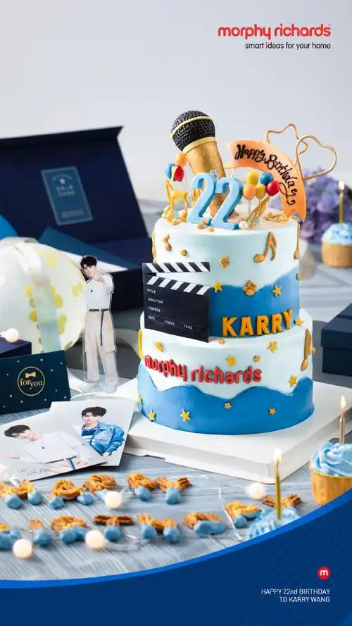 王俊凯0921生日快乐#小m定制专属蛋糕,祝22岁的小凯@tfboys-王俊