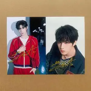 tnt刘耀文亲笔签名照周边 时代少年团刘耀文签名照 礼物送朋友