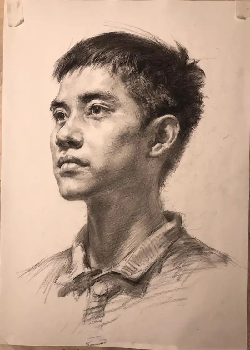 男青年素描头像怎么画这里一定有你不知道的知识