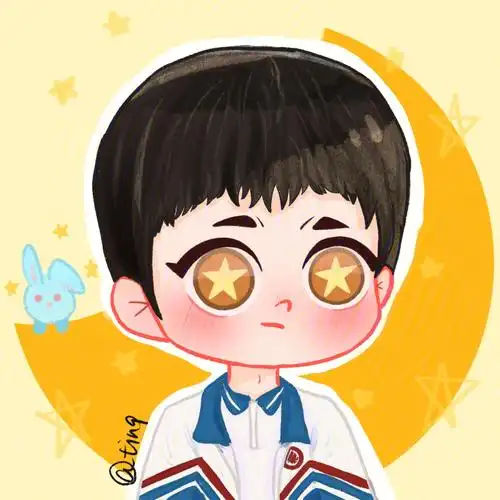 两个质感的头像 也算情头啦～#procreate绘画#你是我的荣耀