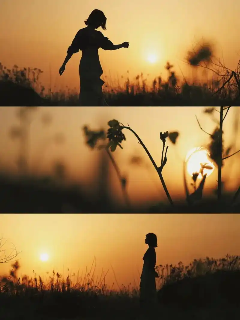 这一组日落剪影拍摄于 - 抖音