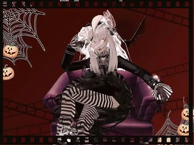 万圣节鬼怪新娘鬼娃娃