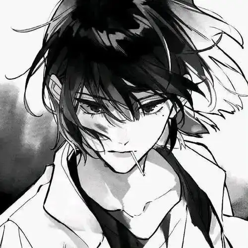 动漫男头黑白##二次元新鲜事