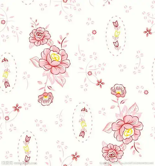 小碎花装饰边简笔画