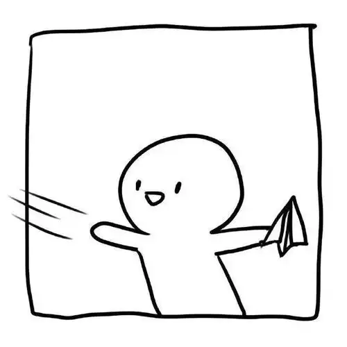 楼上楼下系列/情头/白色简笔画小人/萌系