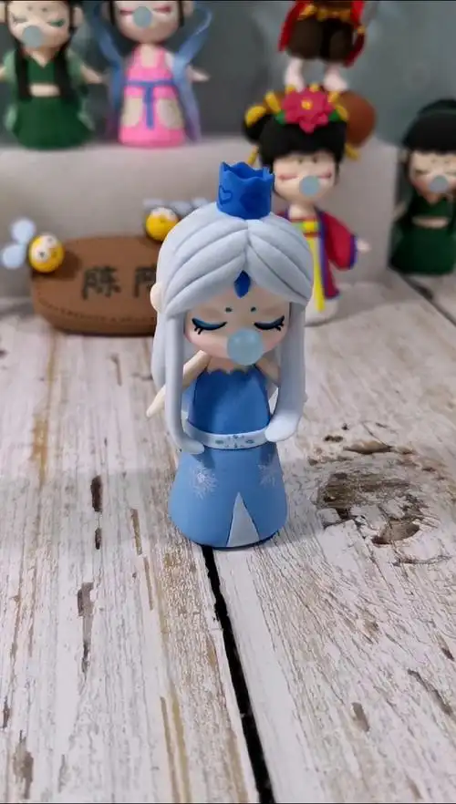 超轻粘土#冰公主粘土教程